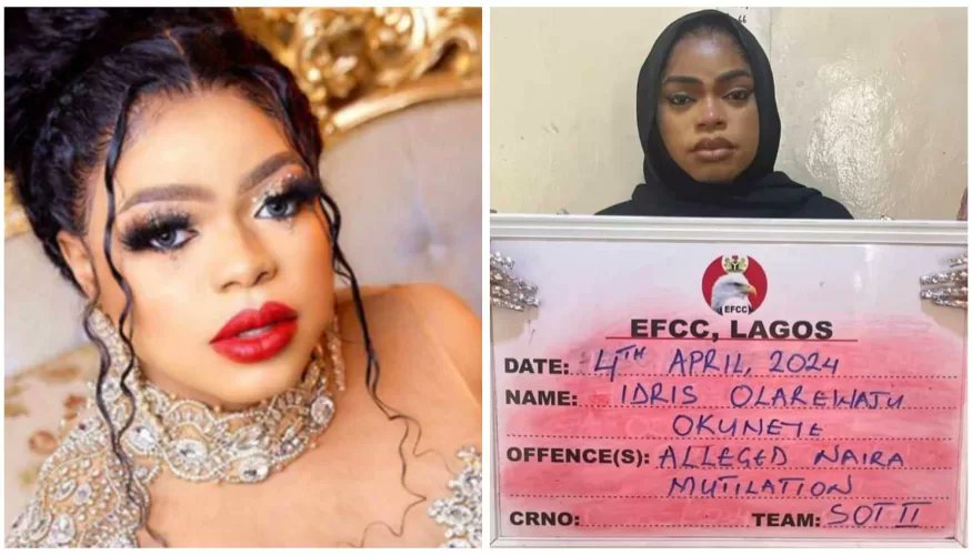 Idris Okuneye has been sentenced to 6 months imprisonment for the abuse of naira. It's sad that Idris is paying for a crime that Bobrisky committed. #Bobrisky