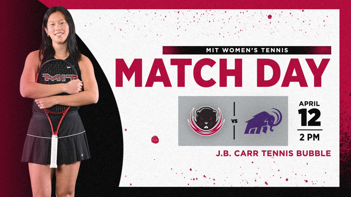 MATCH DAY! Head over to the J.B. Carr Tennis bubble to cheer on No. 19 @MITWTennis when they play No. 13 @AmherstMammoths today at 2pm. #RollTech > Live Results: tinyurl.com/ycxz9tj6
