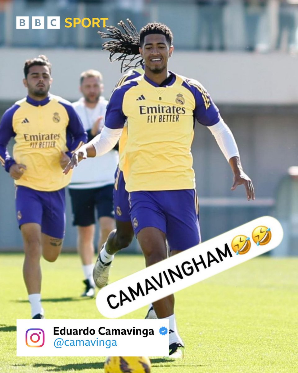 Camavinga 🤝 Bellingham #BBCFootball #RealMadrid