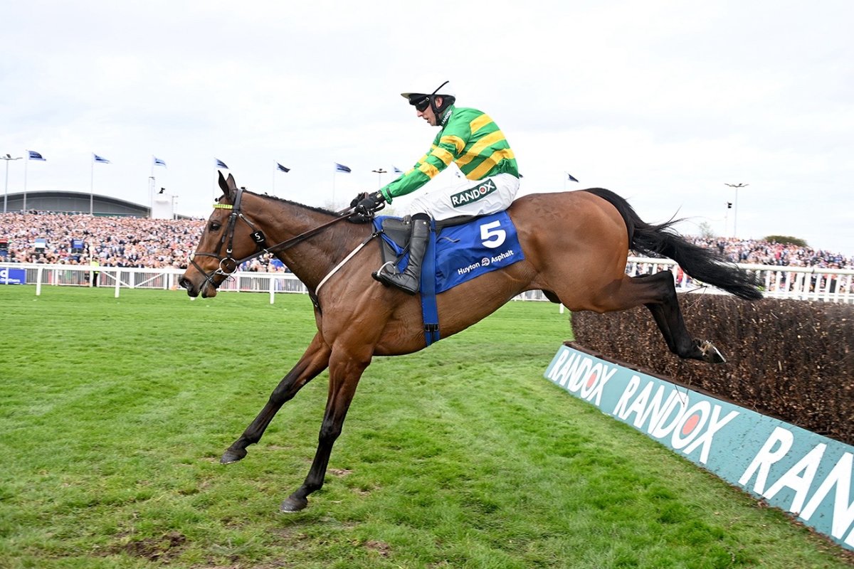 nothewayurthinkin completes a unique Cheltenham / Aintree double when adding the Mildmay to his Kim Muir success in the first race today for JP McManus 📸 Bill Selwyn