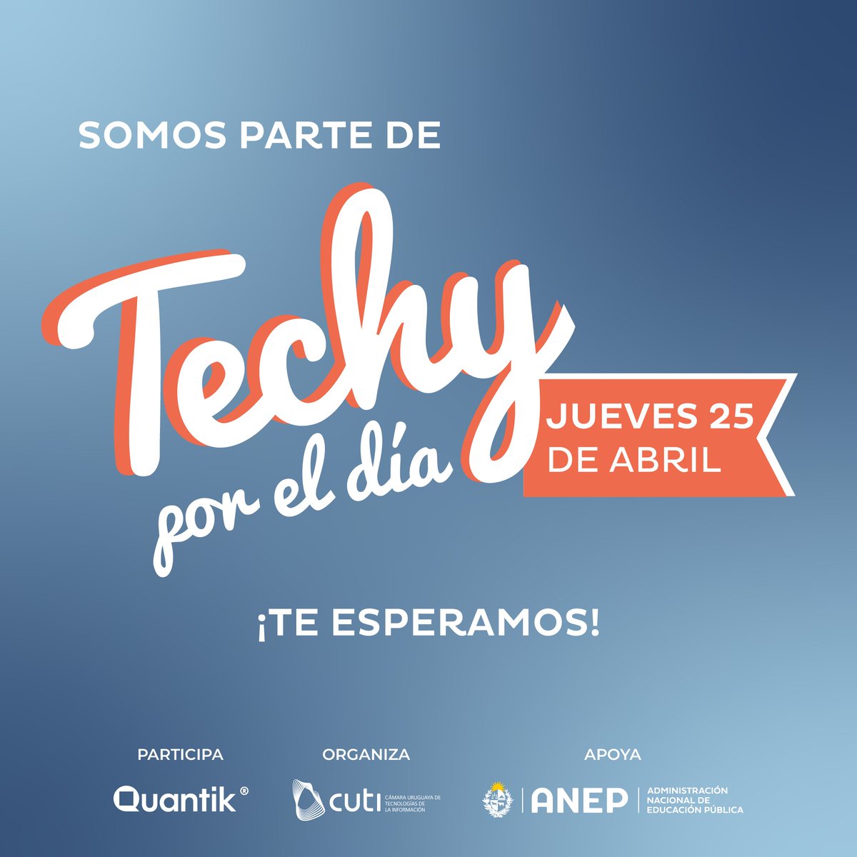 💻 #TechyxElDia | Una vez más, ¡nos sumamos a esta iniciativa de la <a href="/CutiUy/">Cuti</a> para celebrar el Día Mundial de las Niñas en las #TIC!

Este 25 de abril, recibiremos a chicas de secundaria para contarles sobre los distintos roles y áreas dentro de una empresa de tecnología 👨‍💻