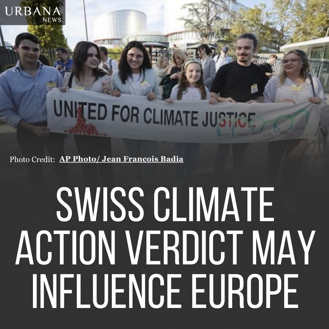 Europe's top human rights court rules in favor of Swiss women, setting a precedent for climate litigation and governments' duties.

Tap on the link to know more:
urbananews.ca/swiss-climate-…

#urbananews #newsupdate #canada #HumanRights #ClimateLitigation #ClimateChangeEffects