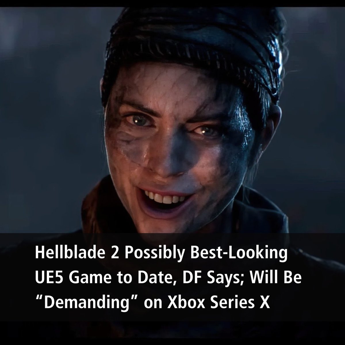 Ninja Theory's upcoming Hellblade 2 might very well be the best-looking Unreal Engine 5 title to date, although it will ask a lot from the Xbox Series X. wccftech.com/hellblade-2-be…