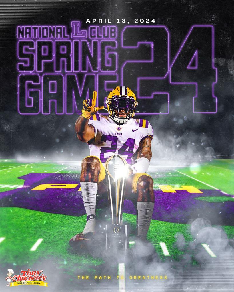 I'll be back in 'Da Boot' tomorrow for the spring game! Geaux Tigers