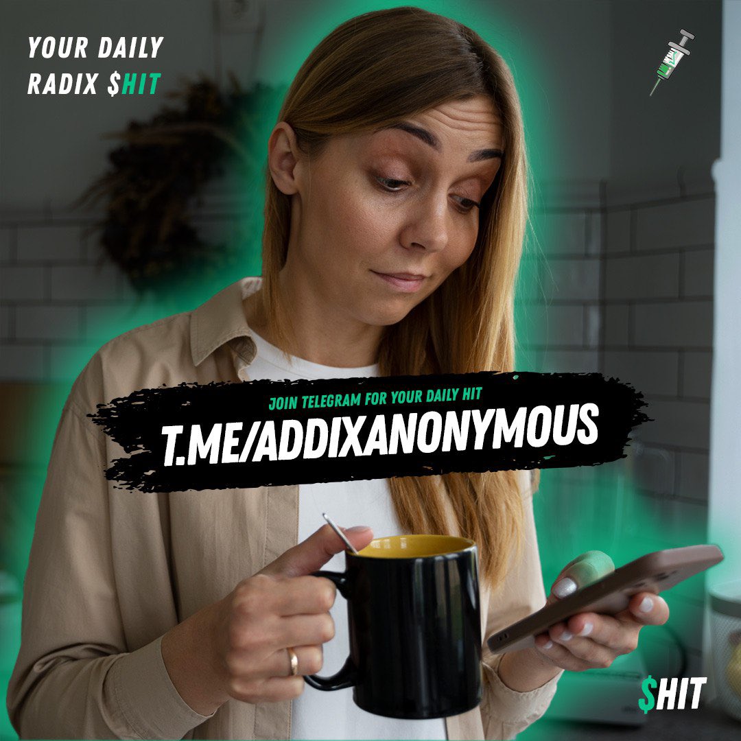 🚨𝐇𝐈𝐓 𝐆𝐈𝐕𝐄𝐀𝐖𝐀𝐘🚨

𝔼𝕧𝕖𝕣𝕪 𝕕𝕒𝕪 𝕓𝕣𝕚𝕟𝕘𝕤 𝕞𝕠𝕣𝕖 ℝ𝔸𝔻𝕀𝕏 𝔸𝔻𝔻𝕀𝕏 𝕥𝕠 𝕥𝕙𝕖 𝕓𝕝𝕠𝕔𝕜𝕔𝕙𝕒𝕚𝕟 💪 

250M $HIT from <a href="/addix_xrd/">hit.xrd</a> 👀

-Follow <a href="/addix_xrd/">hit.xrd</a> &amp; <a href="/NFTMachinist/">The Machinist</a>
-❤️&amp;♻️
-TAG 3

Join the TG for good luck! 😉
t.me/addixanonymous

Good luck! 🍀