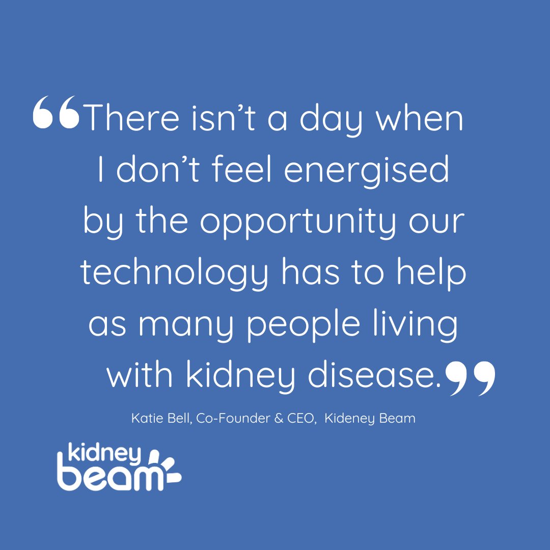 📣 Latest blog post: Entrepreneurship with impact: Kidney Beam's journey 🔍Discover how our co-founder Katie Bell harnessed her entrepreneurial spirit to build a business that makes a meaningful impact. Read 👉 ow.ly/KPLa50ReWgN #MakeADifference #KidneyBeam #HealthTech