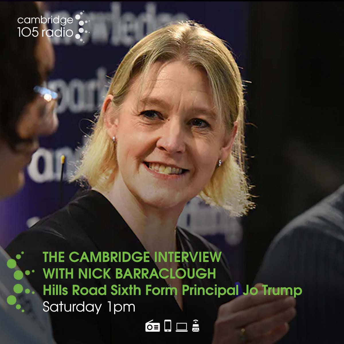 Jo Trump is responsible for one of the most consistently successful sixth-form colleges in the country. She tells Nick about her own education, time out in Africa, staring at college with over 2,000 students through lockdown. Saturday at 1pm and Online. @HillsRoadNews