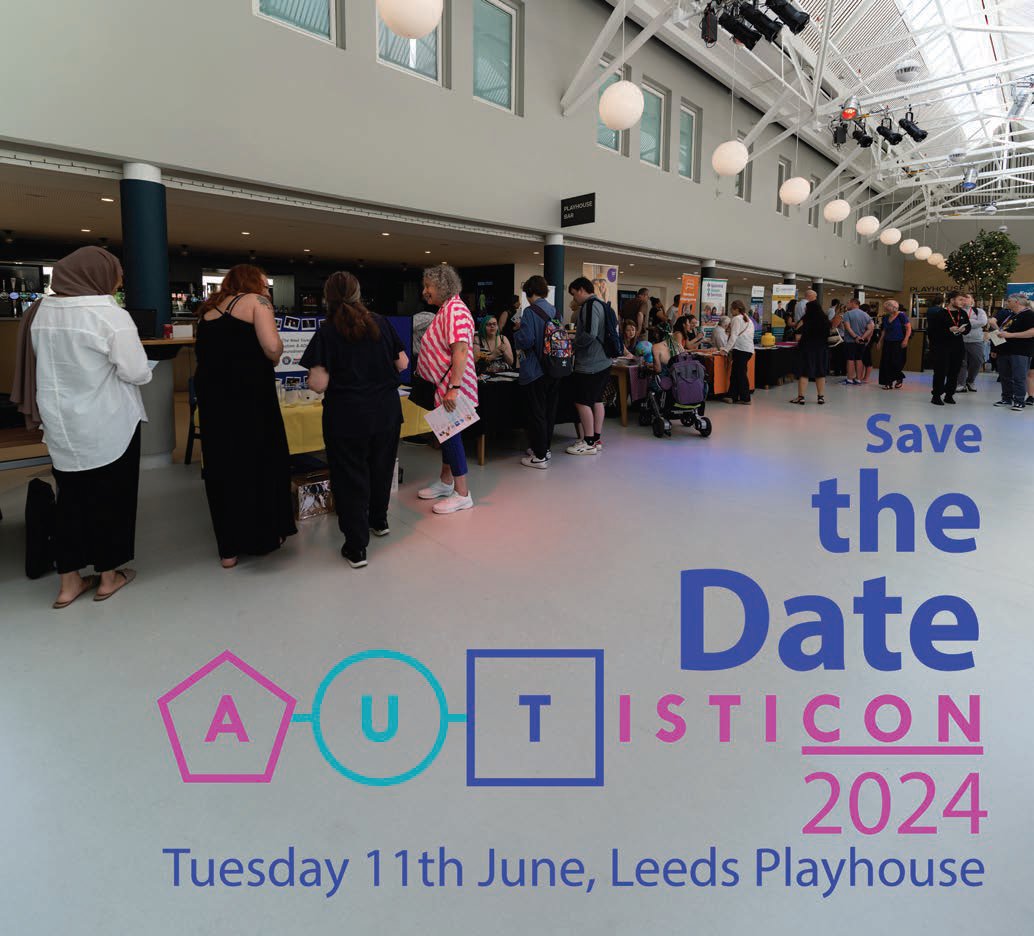 The #AutistiCon 2024 event at @LeedsPlayhouse is on in just two months' time! Find out more about this free #autism information event, including how to volunteer, on the AutistiCon website: autisticon.wordpress.com #Leeds #ActuallyAutistic