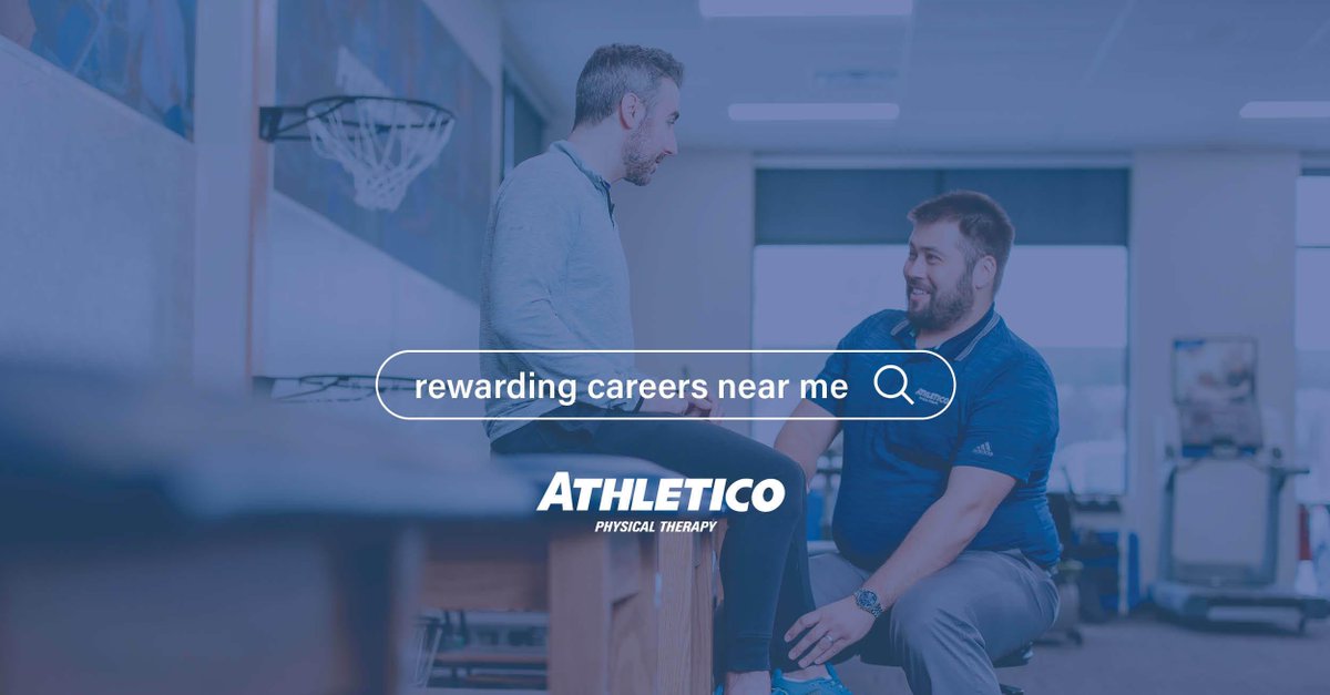 Why #GrowWithAthletico? 

☑️ Leadership and Mentorship Programs 
☑️ Career Advancement 
☑️ Best-in-class benefits 

Learn about this opportunity for a #PhysicalTherapist role in #Indianapolis  – ow.ly/60Oa50Rf194