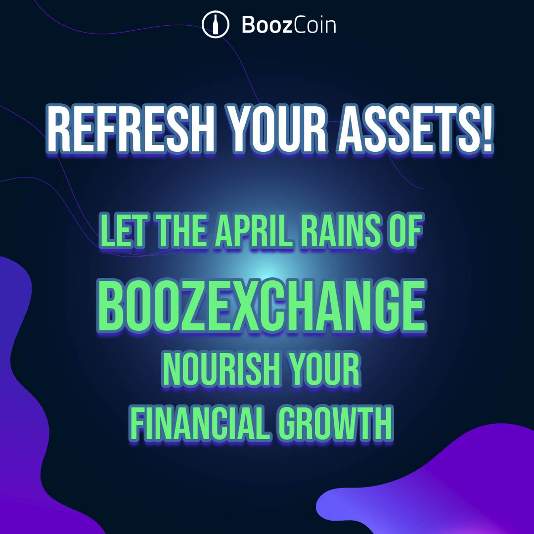 💧 Refresh Your Assets! Let the April rains of #BoozExchange nourish your financial growth. 🌧️ #Solana #Wine #Alcohol