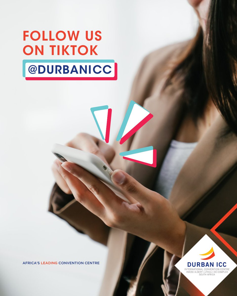 Jump into the vibrant world of Durban ICC on TikTok! 🌟 Follow us @durbanicc for a behind-the-scenes look, exclusive content, and unforgettable moments. Let's connect, share, and create memories together. See you on TikTok! 💫  #DurbanICC #FollowUsOnTikTok