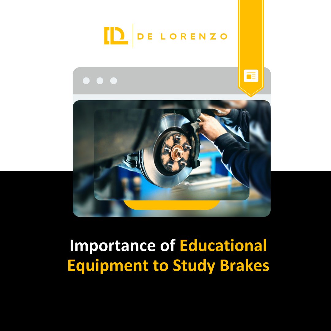 Explore the crucial role of educational equipment in understanding brake systems. Dive into the mechanics with our latest insights. 
Learn more: bit.ly/3TggxjR  
•
#DeLorenzo #BrakeSystems #EducationalTools #LearnMechanics