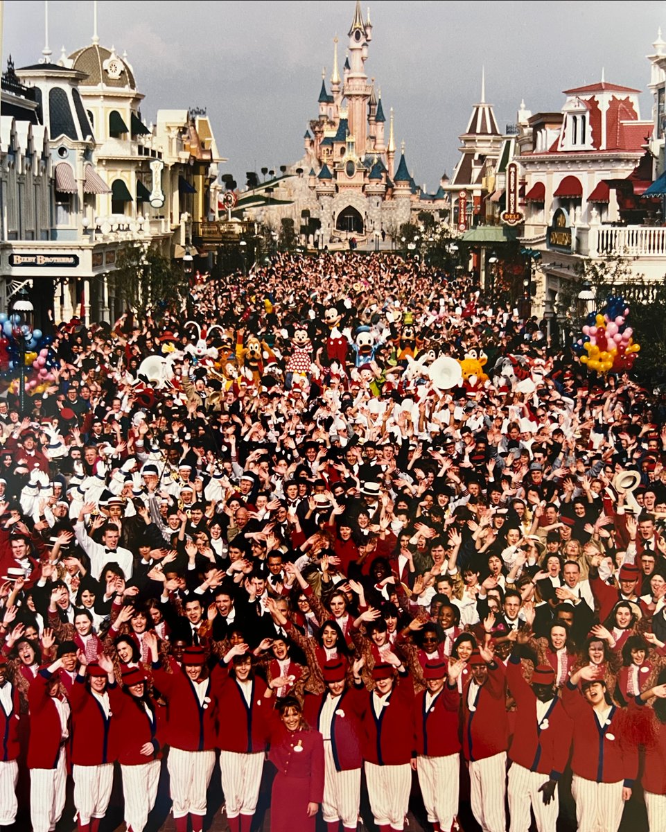 Happy 32nd Anniversary to @DisneylandParis! Throwing it back to the day I helped open the park on April 12, 1992. Have you visited?