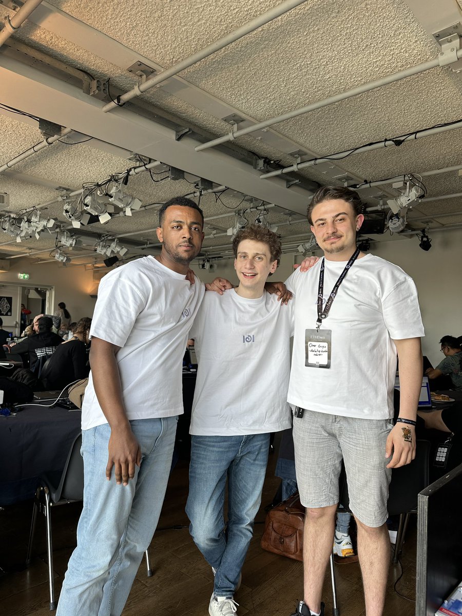 We are at ETHDam💜 You can find our team by node101 t-shirts to connect with us👀