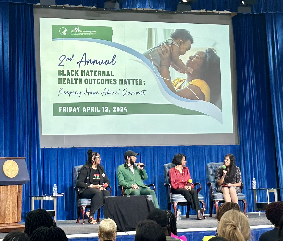 Attended an insightful session on Black maternal mental health <a href="/HHSGov/">HHS.gov</a> for #BlackMaternalHealthWeek. Supporting the overall well-being of Black mothers hinges on addressing their unique mental health challenges. Let's break stigma, promote support, and prioritize holistic care.