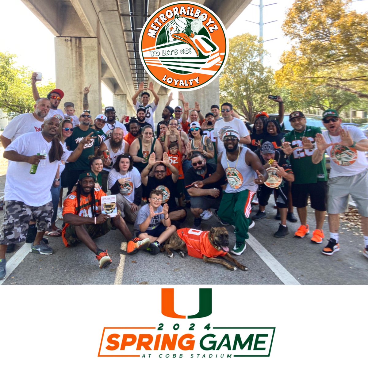 Join us this Saturday April 13th at 10:00 AM Under Da Railz for #SpringGame Tailgate Party Come hang with your #MetroRailBoyz™️ *** MEET YOUR METRORAILBOYZ UNDER DA RAILZ *** 📍: Meet Under Da Railz at 1000 AM - Across From AllCanes 🍔: Tailgate start at 10:05 🏈:…