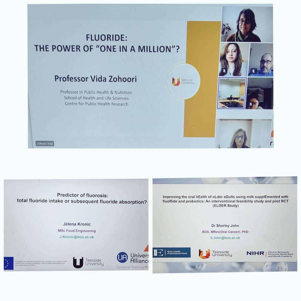 JelenaKronic's tweet photo. Delight for the chance to deliver a lecture on #fluoride to Master of Dental Public Health (MDPH) students of @UCC with Professor Vida Zohoori and Dr Sherley John 🦷

@TeessideUni @UA_DTA https://t.co/HQRVlBwRrZ