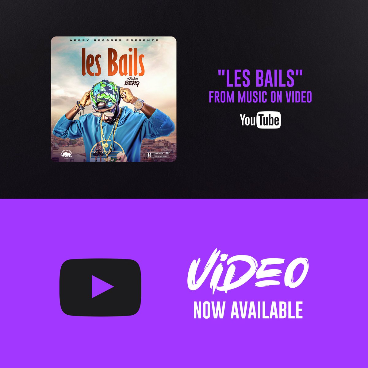 🚨🚨 Music video 📢📢
 « Les Bails » out now
📺 👉🏽 youtu.be/tZBxvwHiZpE?fe… 

#music #performance #artist #distrokid #rapmusic #afro #communitymanager #newsong #rapper #rap #hiphop #afrobeats #spotify #youtube #livemusic #talent #songwriter #LesBails #musicvideo #nevergiveup