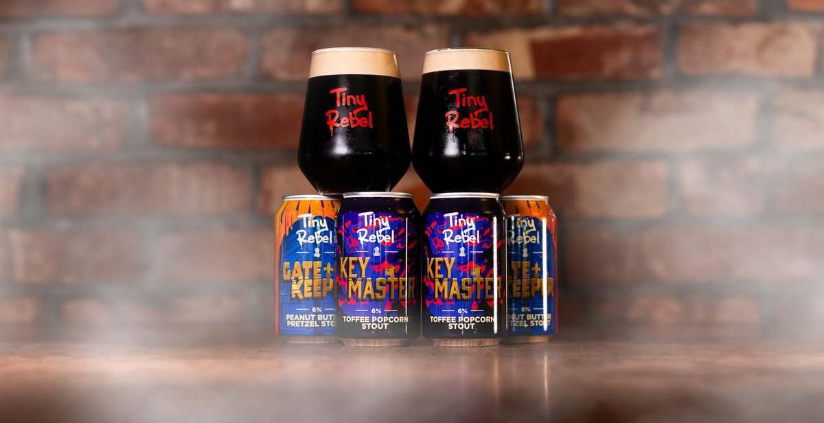 We ain’t afraid of no stouts, introducing our latest brews, Gatekeeper and Key Master. If you’re a lover of toffee popcorn and peanut butter covered pretzels, then boy have we got something for you.