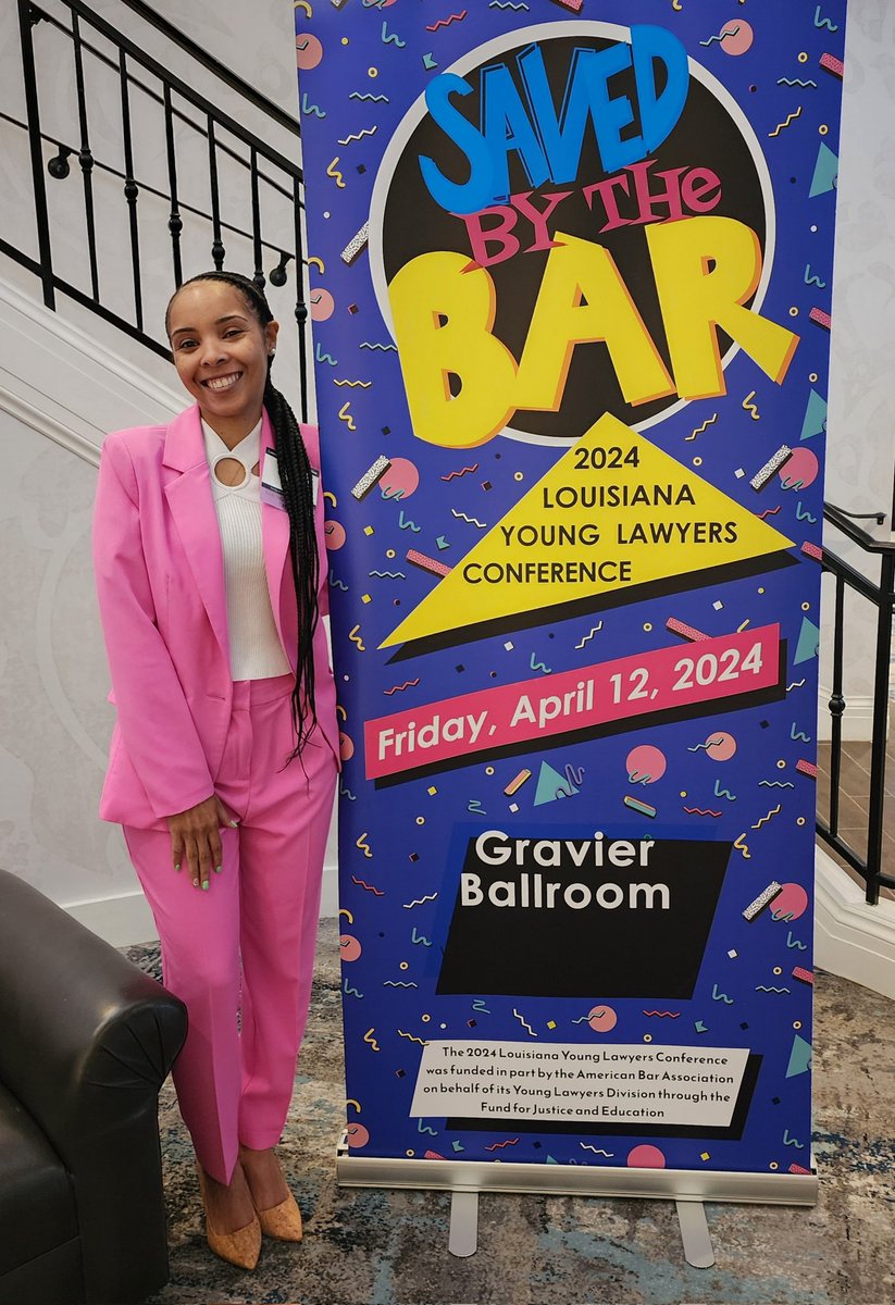Good morning from the 2024 Louisiana Young Lawyers Conference in New Orleans! @MarriottBonvoy #savedbythebar #lsbayld