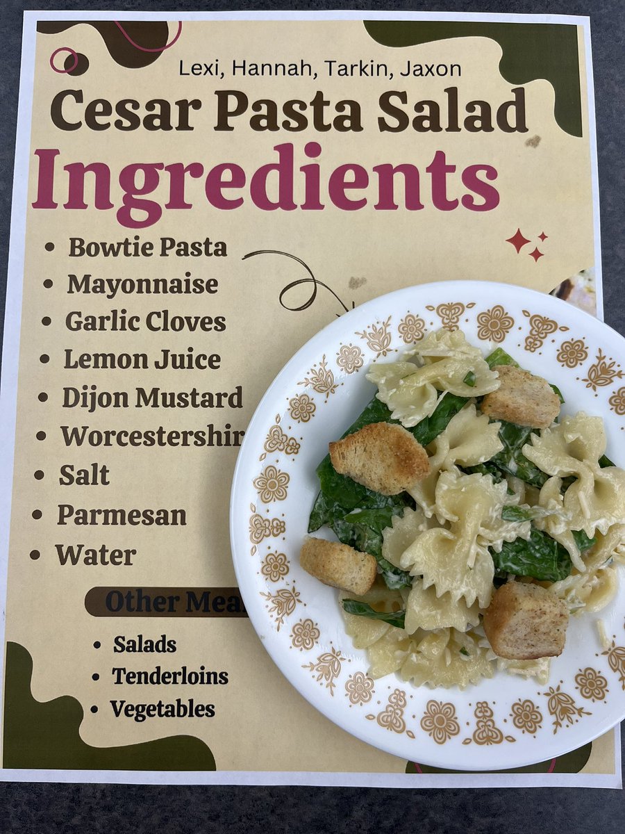 botkinfcs's tweet photo. Foods 2 had Sauce Wars this week! We love a good competition that allows students to collaborate, get creative and learn a new skill in the kitchen 🙌🏼🤩🍝 https://t.co/fKtz6P9sJT