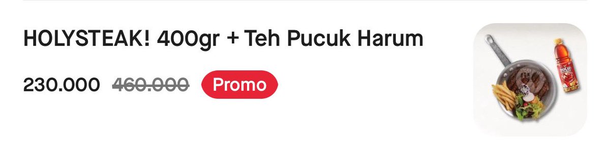 jessinaya's tweet photo. @holysteak_id harga sih promo tapi kecewa banget steknya meltique .. Udah lama ga beli skr beli lgi kecewa betul ternyata meltique.. What a ripoff.. So sad! https://t.co/9b4PcPpgaK