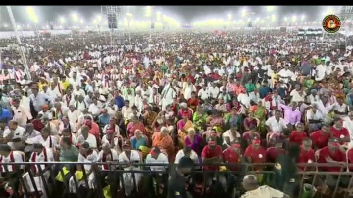 Unreal scenes from Coimbatore, Tamil Nadu rally of Rahul Gandhi and MK Stalin. More than 15 lakh have till now reached the rally venue. It is said to be biggest political rally in south India in last 1 decade. 39/39 loading for INDIA from Tamil Nadu