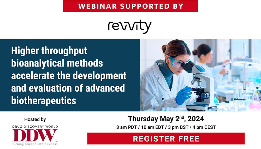 Higher throughput bioanalytical methods accelerate the development and evaluation of advanced biotherapeutics Thu, May 2, 2024 3:00 PM - 4:00 PM BST This webinar is FREE to attend. Register now! register.gotowebinar.com/register/82417… Supported by @RevvityInc #Biotherapeutics