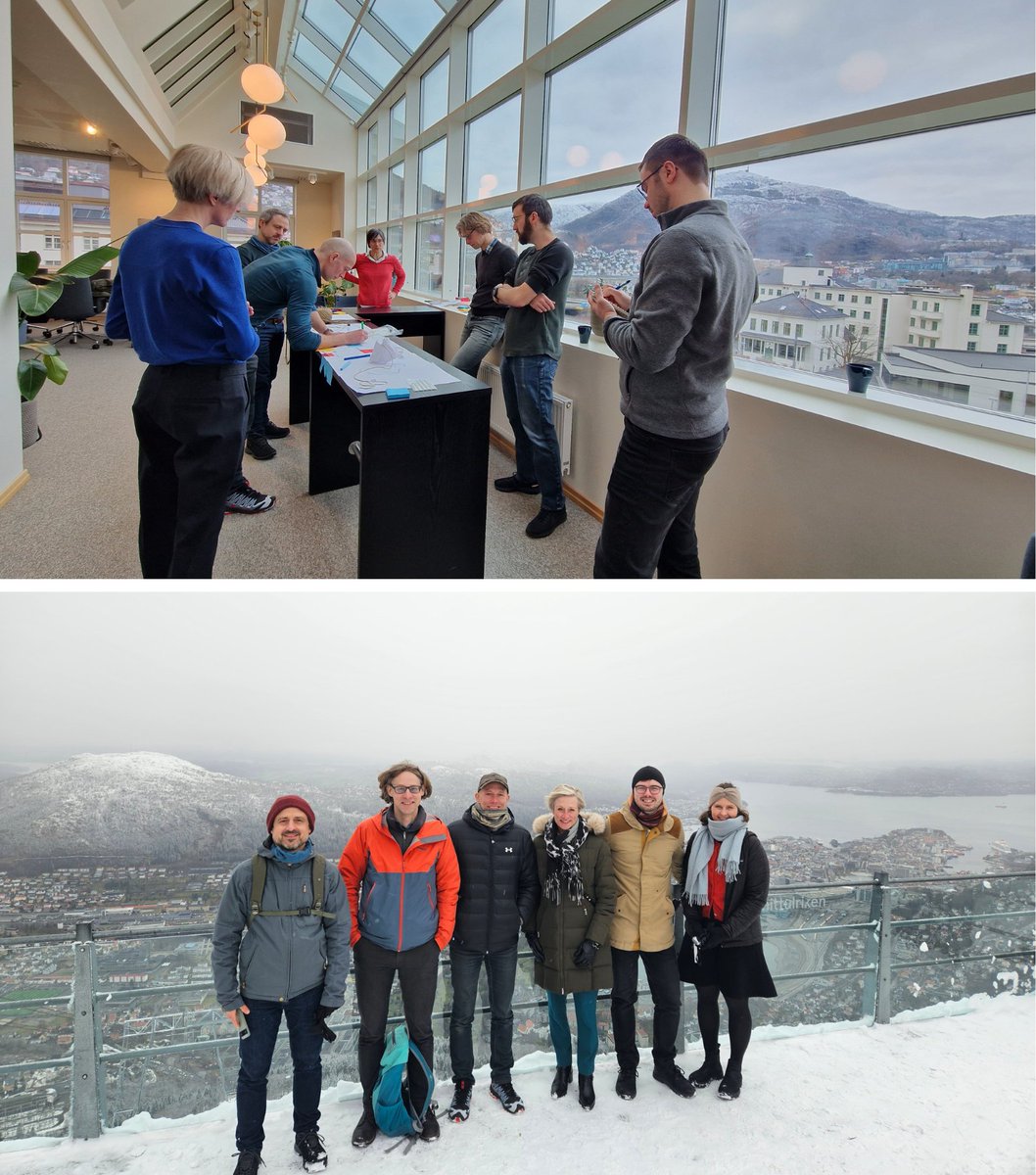 The @Water4AllEU project ISOSCAN has now been kicked off in Bergen! 🏔️ ISOSCAN uses water isotopes to improve hydrological models, for better forecasts of extreme events in Scandinavia. Sweden is represented by SMHI through our colleague Andrea @waterpaths 💧 #ISOSCAN #SMHI