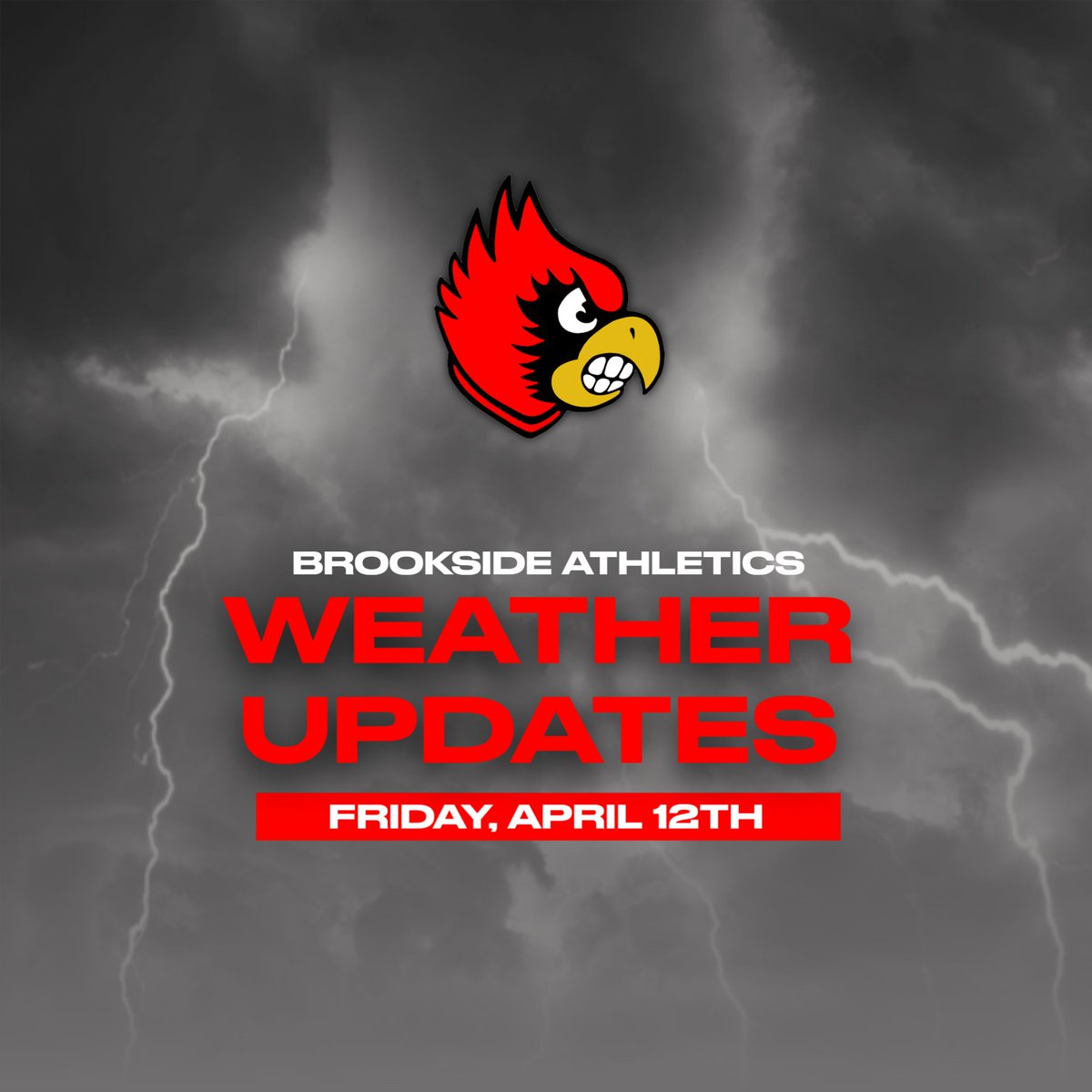 Updates for today's BHS & BMS athletic events: brooksidecardinals.com/news/91632