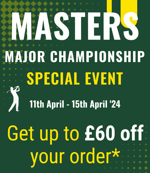 It's officially @TheMasters weekend!🌺🏆 Get your golf season off to a great start with our Major Championship Special Event!⛳️ Shop now: tinyurl.com/4cz5m6mv