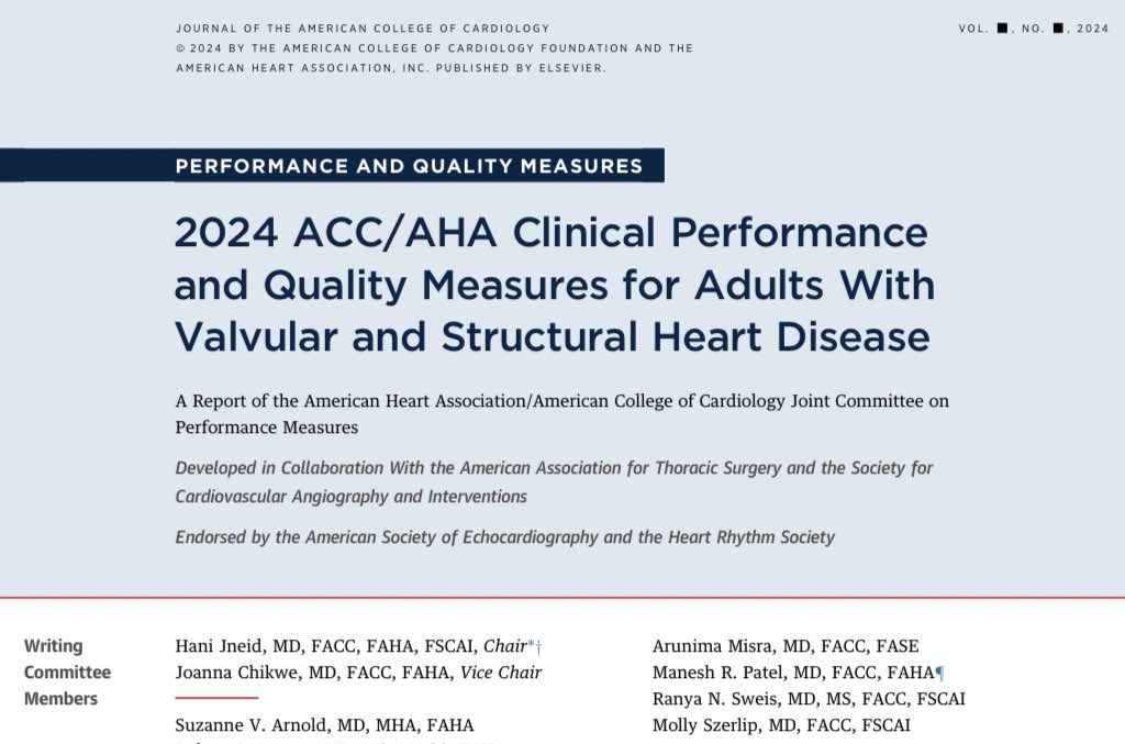 UTMB Cardiology (@utmbcardiology) on Twitter photo UTMB Publication of Week featuring our own <a href="/docHJ/">Hani Jneid MD</a>.
The Joint Committee set out to create performance & quality measurements for VHD. Findings can be found in the latest edition of <a href="/JACCJournals/">JACC Journals</a>.
Congratulations & thanks to all!
<a href="/ACCinTouch/">American College of Cardiology</a> <a href="/ASE360/">American Society of Echocardiography</a> <a href="/American_Heart/">American Heart Association</a> <a href="/HRSonline/">Heart Rhythm Society</a> UTMB Publication of Week featuring our own <a href="/docHJ/">Hani Jneid MD</a>.
The Joint Committee set out to create performance & quality measurements for VHD. Findings can be found in the latest edition of <a href="/JACCJournals/">JACC Journals</a>.
Congratulations & thanks to all!
<a href="/ACCinTouch/">American College of Cardiology</a> <a href="/ASE360/">American Society of Echocardiography</a> <a href="/American_Heart/">American Heart Association</a> <a href="/HRSonline/">Heart Rhythm Society</a>