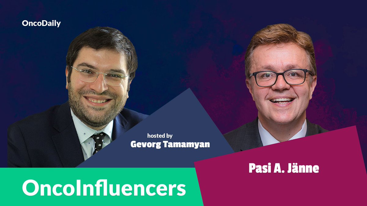 OncoInfluencers: Dialogue with Pasi Jänne, hosted by Gevorg Tamamyan oncodaily.com/dialogues/4784… #oncology #OncoDaily #cancer #OncoInfluencers