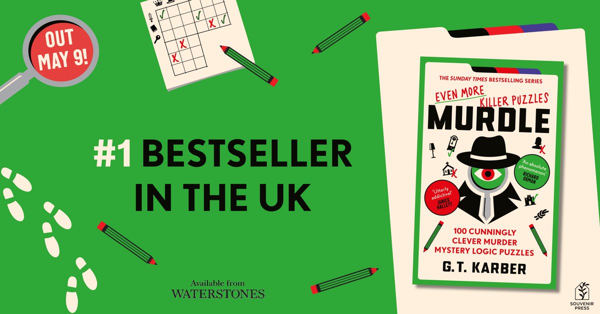 We hope you have your pencils at the ready and your wits as sharp as Sherlock's... #MURDLE is back!🔎👁️ Join Deductive Logico and crack the mystery of the Investigation Institute before it's too late 🫢 Pre-order your copy now 👉 tinyurl.com/mper3fk8