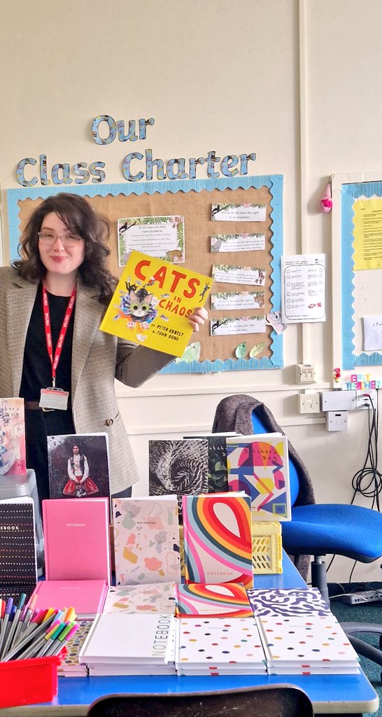 Great to conjure up the best kind of cat-based chaos at @MoorlandPrimary with the most fantastic, clever and hilarious group of kids. Hope to be back soon! #diloch