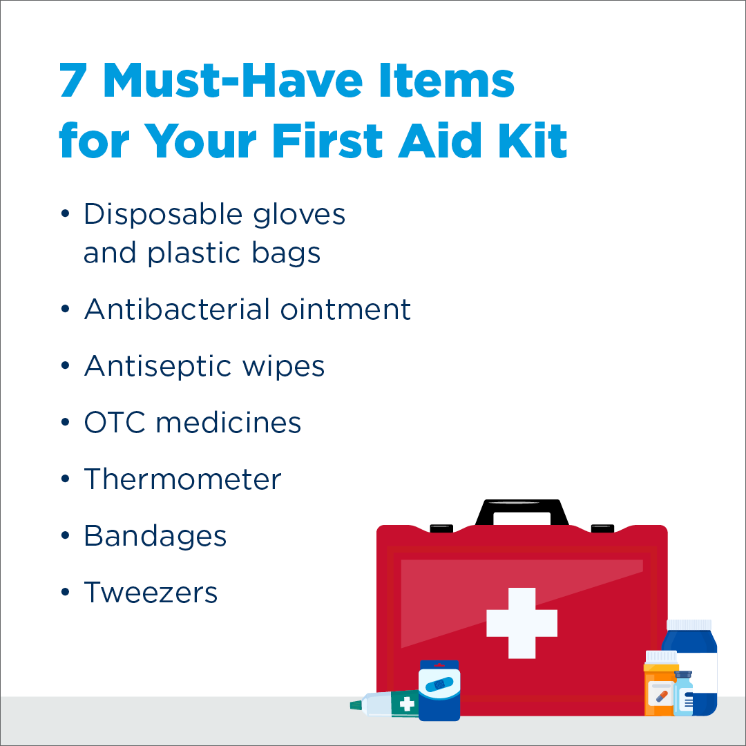 Keeping a well-stocked first aid kit will ensure that you have everything you need to treat a minor illness or injury. Here are a few essential items that every first aid kit should have. bit.ly/49oynIp 👍 #FirstAidKit