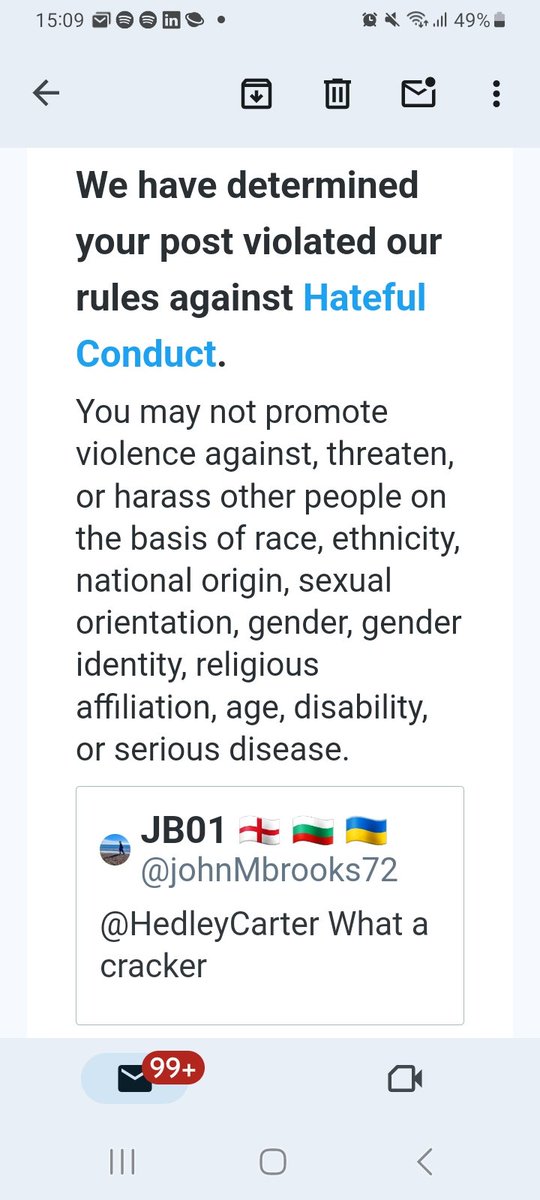 Oh for F@*k sake twitter.

I used the word cracker, and now I'm on the naughty step.

Yet again, in the UK it means good, decent, excellent.

Certainly not a promotion of hate

#sortitout