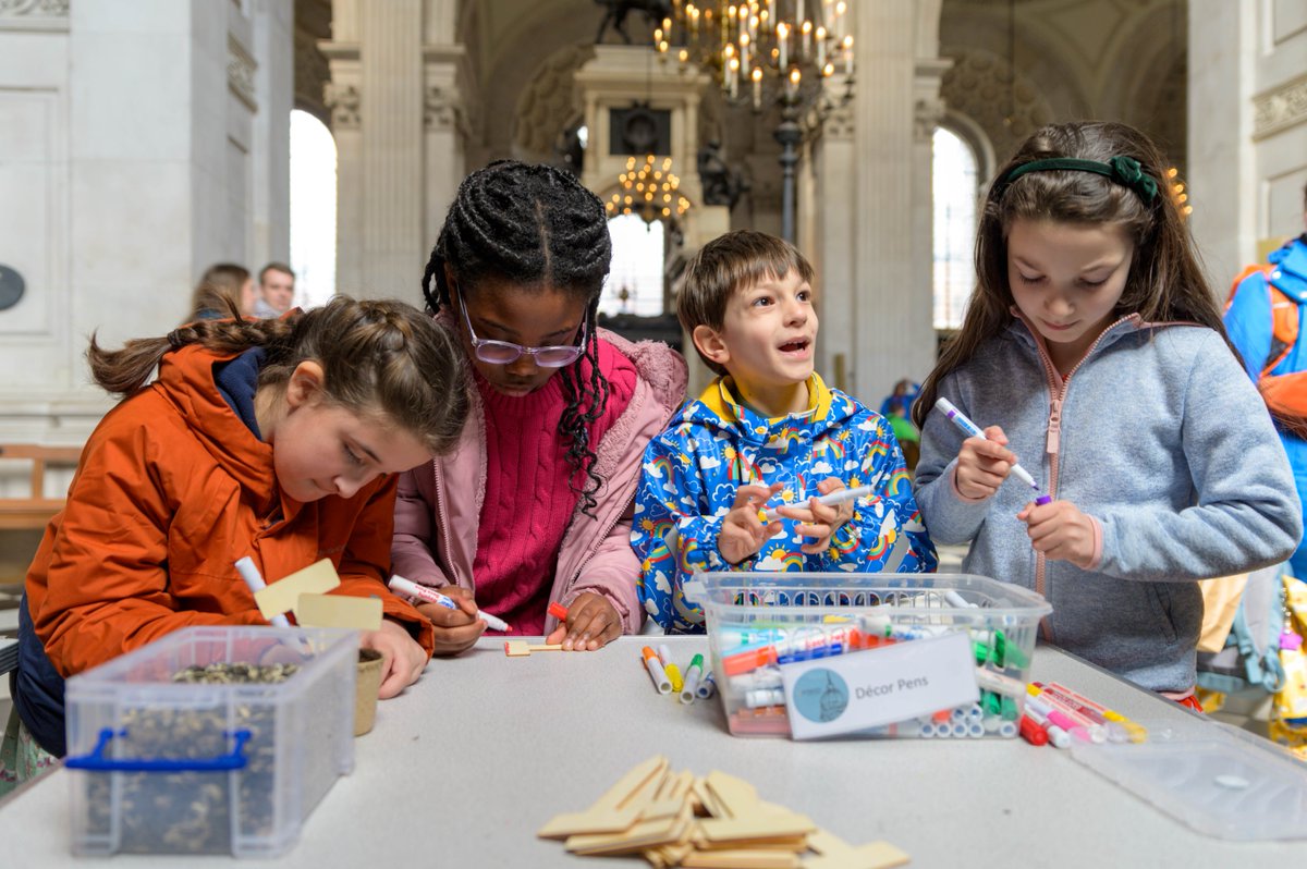 *Tomorrow! Join us for Easter holiday family activities 10.30am - 3.30pm, and discover just what flowers, pea pods and grapes have to do with our Cathedral. Drop in activities include planting your own sunflower to take home, too! Find out more: ow.ly/HloW50Rf1H6