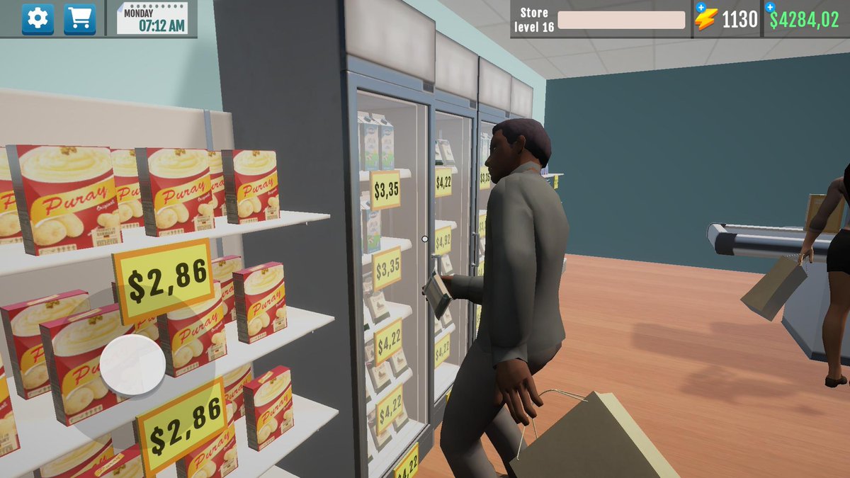 eu estava obcecada, passava 80% do meu tempo jogando supermarket simulator e nos outros 20% torcia pra que alguém falasse que também estava jogando