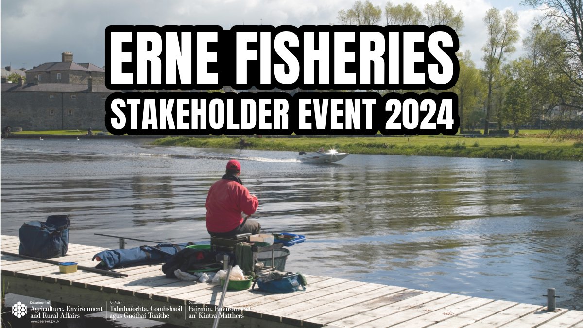 Calling Fermanagh fishing stakeholders! 🪝Erne Fisheries Stakeholder Event 2024 🗓️17 Apr 📌Fermanagh Hse Enniskillen Event will provide updates on fisheries scientific stock assessments & key mgt actions in Erne Catchment 👉Attendance limited 🔗Register eventbrite.co.uk/e/erne-fisheri…