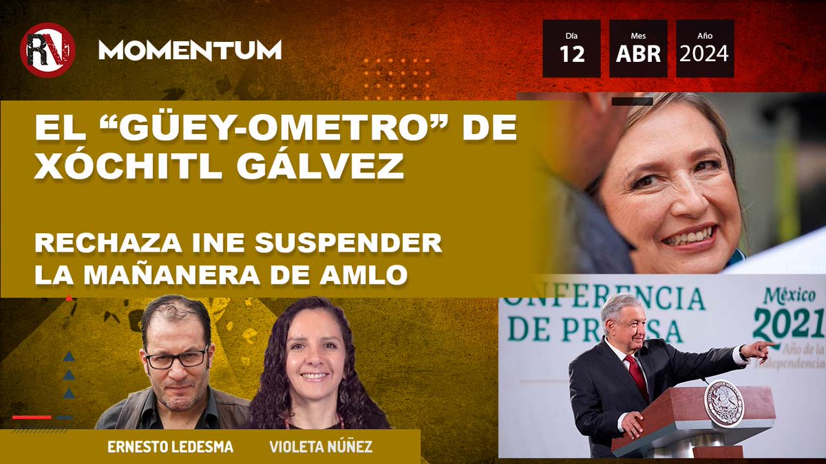 1⃣2⃣/ Abril /2⃣4⃣ 📢Arrancamos con la conferencia matutina del presidente @lopezobrador_ Más adelante iniciamos con el noticiario matutino #Momentum, de la alianza entre @PdPagina y #RompevientoTV. ¡Conéctate!👇 youtube.com/watch?v=1CBCY0…