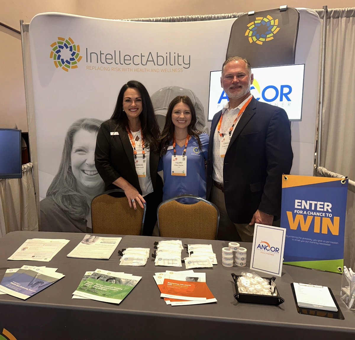 IntellectAbility is proud to be a sponsor of ANCOR and to have attended the ANCOR 2024 Annual Conference in Santa Fe, NM. Grace Gould, Hilary Gaytan, and Dr. Craig Escude had a wonderful time! 
 
 #intellectability #IDD #ancor2024 #disabilityawareness #intellectualdisabilities