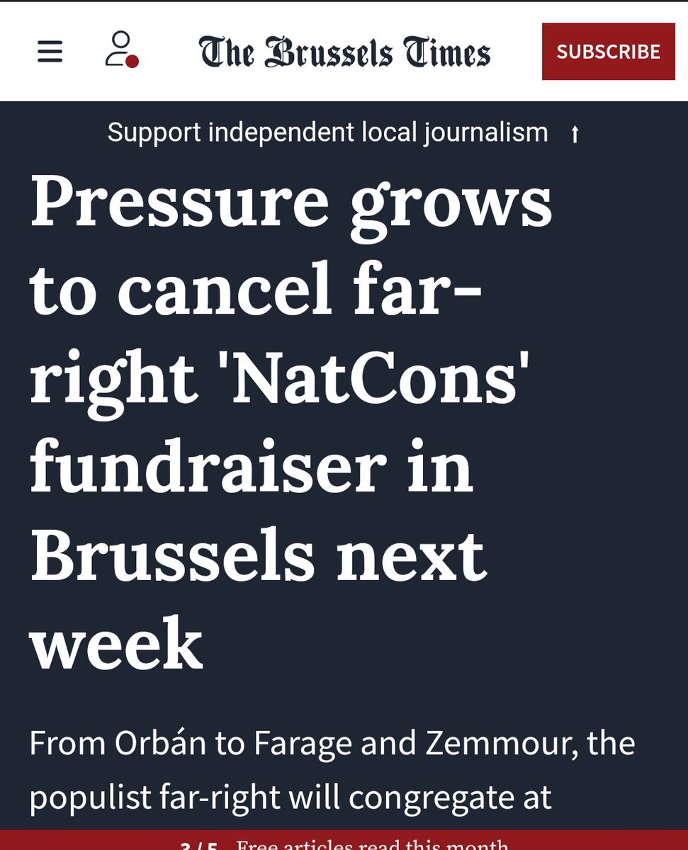 The whole idea behind 'national conservatism' promoted and funded by foreign actors is for Europeans to compete against each other so Russia can conquer us more easily. Divide and conquer. They basically represent a fifth column