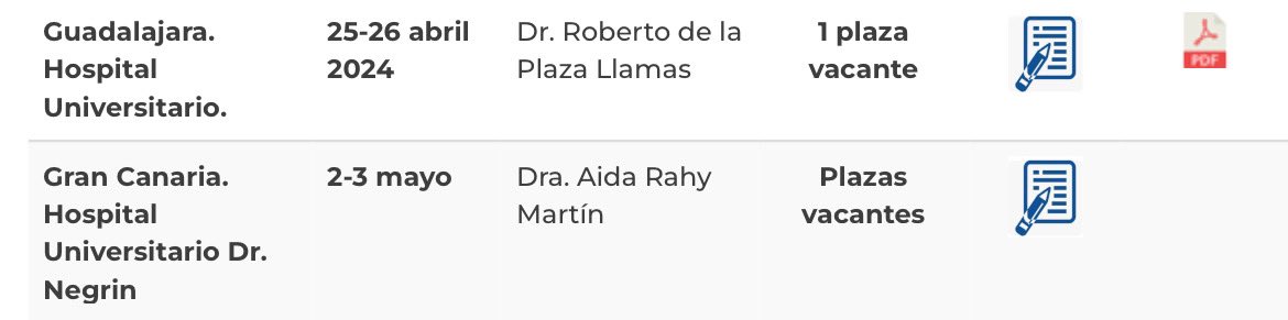 Quedan plazas para los cursos de urgencias para residentes en fechas cercanas😉👏 @aecirujanos @AECP_FAECP @scmi_itec @vir_dur @aechbp @aec_obesidad @LandaluceAitor @estesonline @cma_aecirujanos @Curro_Blanco @EnricoMarrano @RFarr15