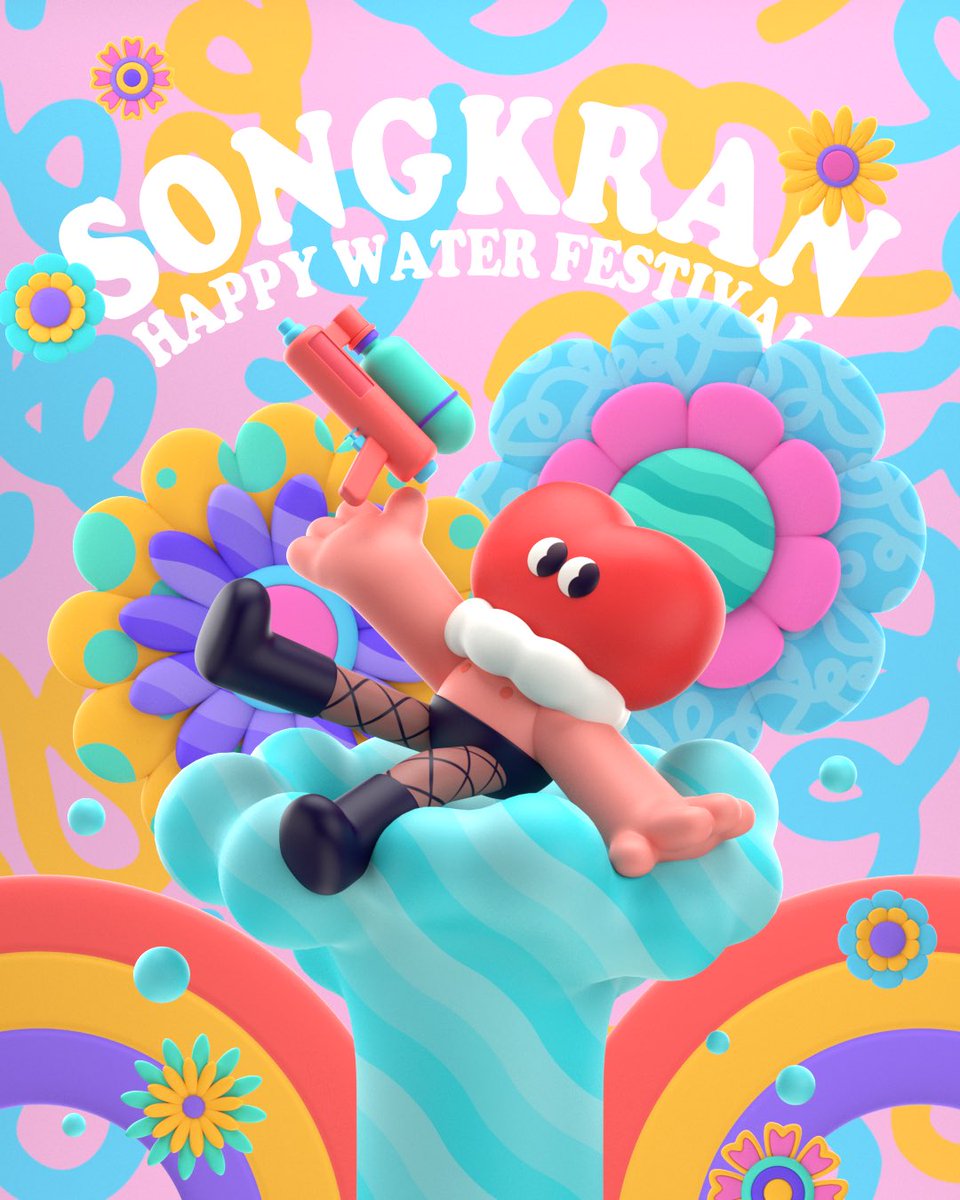 Happy #SongkranFestival2024 ❤️🔫💦