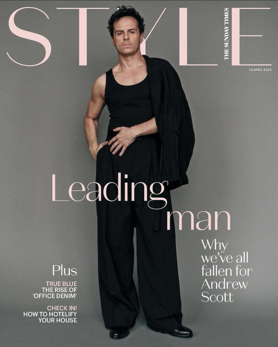Andrew Scott covers the latest issue of the Sunday Times Style