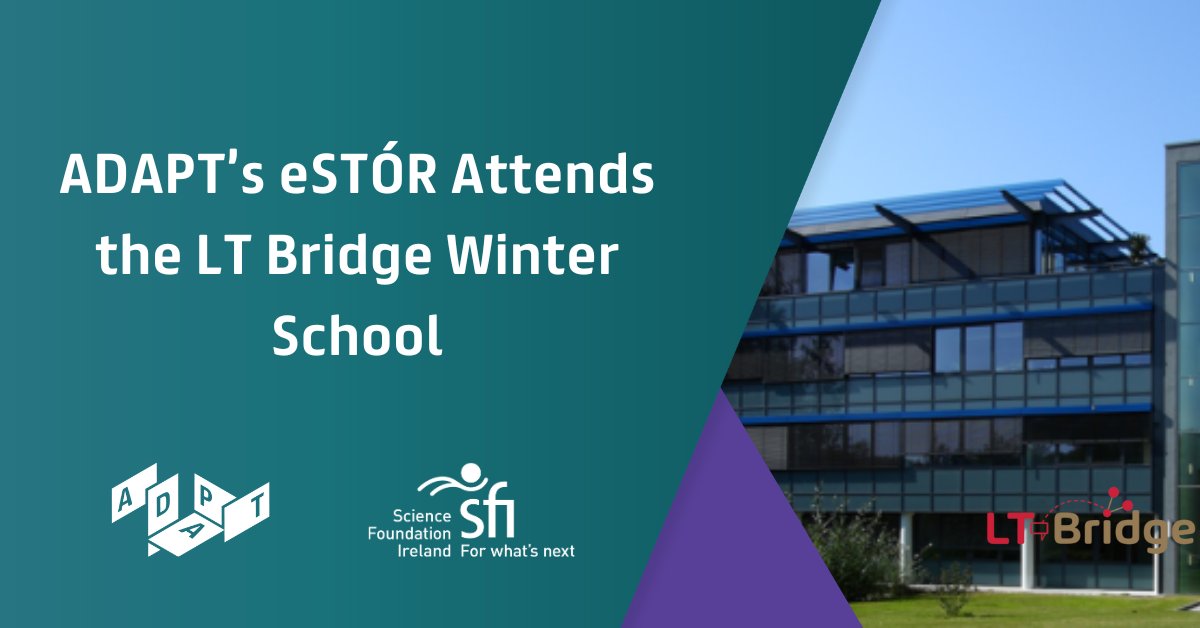 .@eStor_Eireann recently travelled to Germany to attend the LT-Bridge Winter School held in @Saar_Uni in @DFKI. eSTÓR is a research project based in @DCU collecting English-Irish language data to improve #Irish #Language #Technology. Read more: adaptcentre.ie/news-and-event…