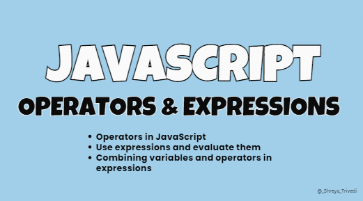 _Shreya_Trivedi's tweet image. Day 3 of #20DaysOfJavascript 🚀

Today we will discuss in detail: 

Operators &amp;amp; Expressions In Javascript
- Operators are symbols used to perform operations on variables and values. Here&apos;s a brief overview of different types of operators:

let num1 = 10;
let num2 = 5;

//…