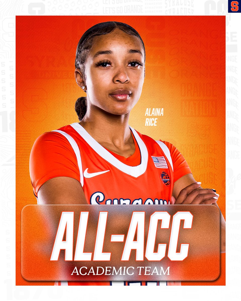 Syracuse Women's Basketball (@cusewbb) on Twitter photo ICYMI: Four Orange were named to the All-ACC Academic Team
๐ธ <a href="/gwoolleyy5/">Georgia Woolley</a>
๐ธ <a href="/kyy_wood/">kyra j</a>
๐ธ <a href="/SophieBurrows_4/">Sophie Burrows</a>
๐ธ <a href="/_amoney25/">amoney25</a>
๐ฐbit.ly/3VRv6gU ICYMI: Four Orange were named to the All-ACC Academic Team
๐ธ <a href="/gwoolleyy5/">Georgia Woolley</a>
๐ธ <a href="/kyy_wood/">kyra j</a>
๐ธ <a href="/SophieBurrows_4/">Sophie Burrows</a>
๐ธ <a href="/_amoney25/">amoney25</a>
๐ฐbit.ly/3VRv6gU