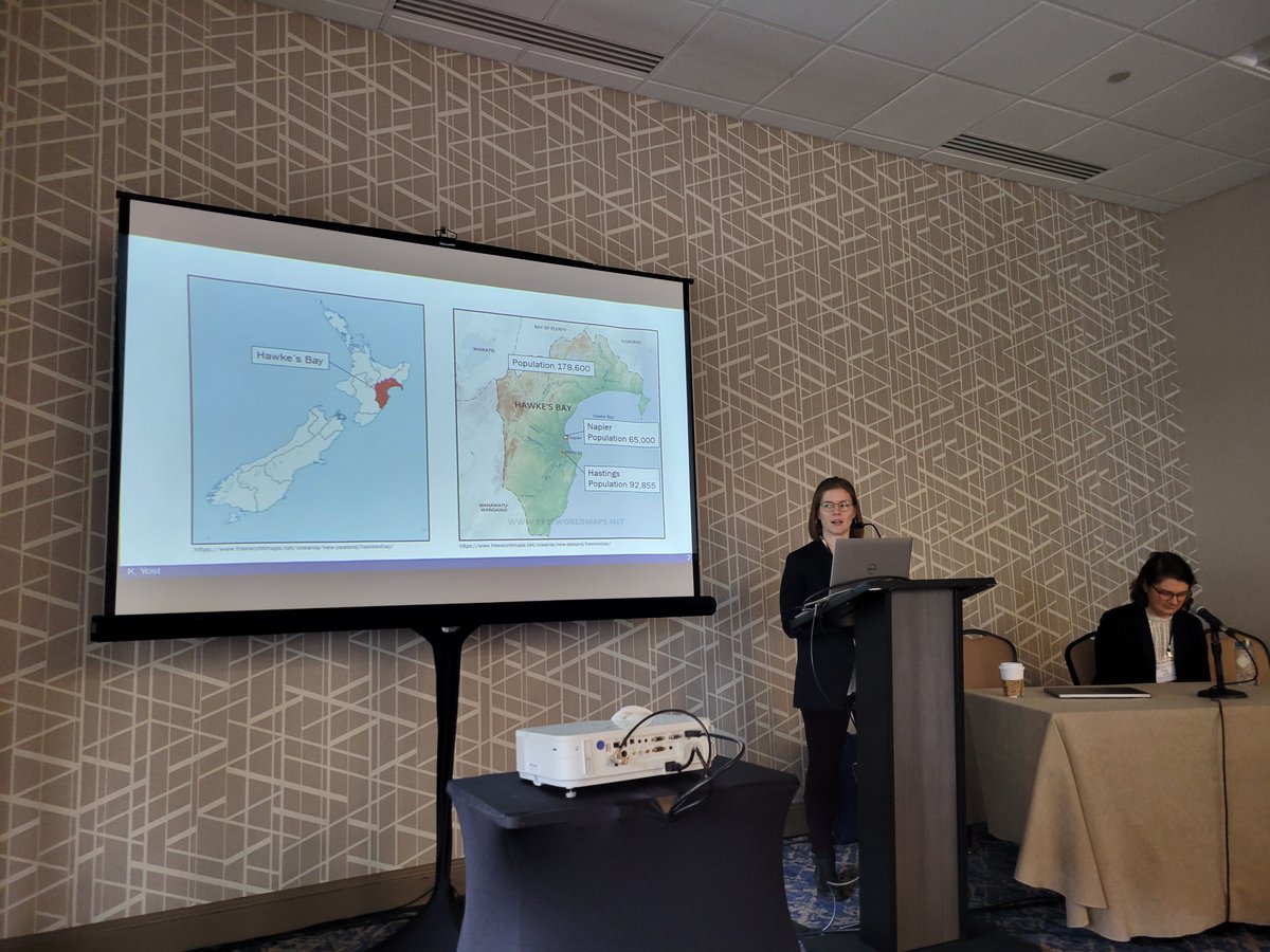 I love attending the @EERI_tweets Annual Meetings! It was so great to share our ongoing research on hydroclimatic change and liquefaction hazard in Hawke's Bay, New Zealand this year. So many interesting questions to explore!